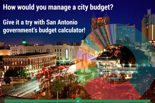 San Antonio puts budget online so citizens can weigh in: @USIndivisible, @BalancingActEP https://t.co/olbL5nTY0z https://t.co/tGg4eFrp8I